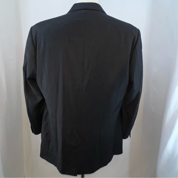 Culwell & Son Gentlemen's Apparel Dallas Texas Black Wool Suit Blazer - Picture 3 of 13